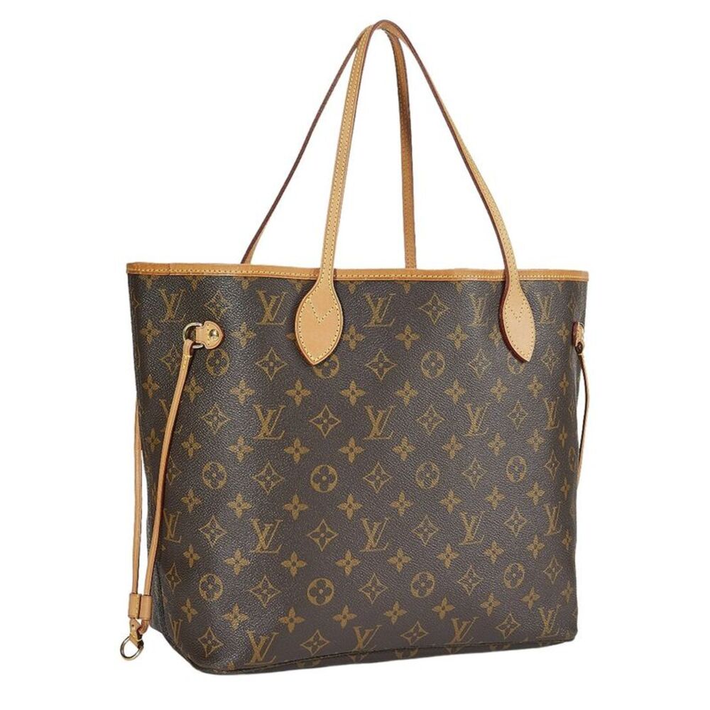 Louis Vuitton Brown Monogram Canvas Neverfull Mm (Authentic Pre-Loved) - Picture 2 of 6
